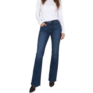 KUT from the Kloth Natalie High Rise Bootcut Jeans Dark Wash Blue Sz 20W